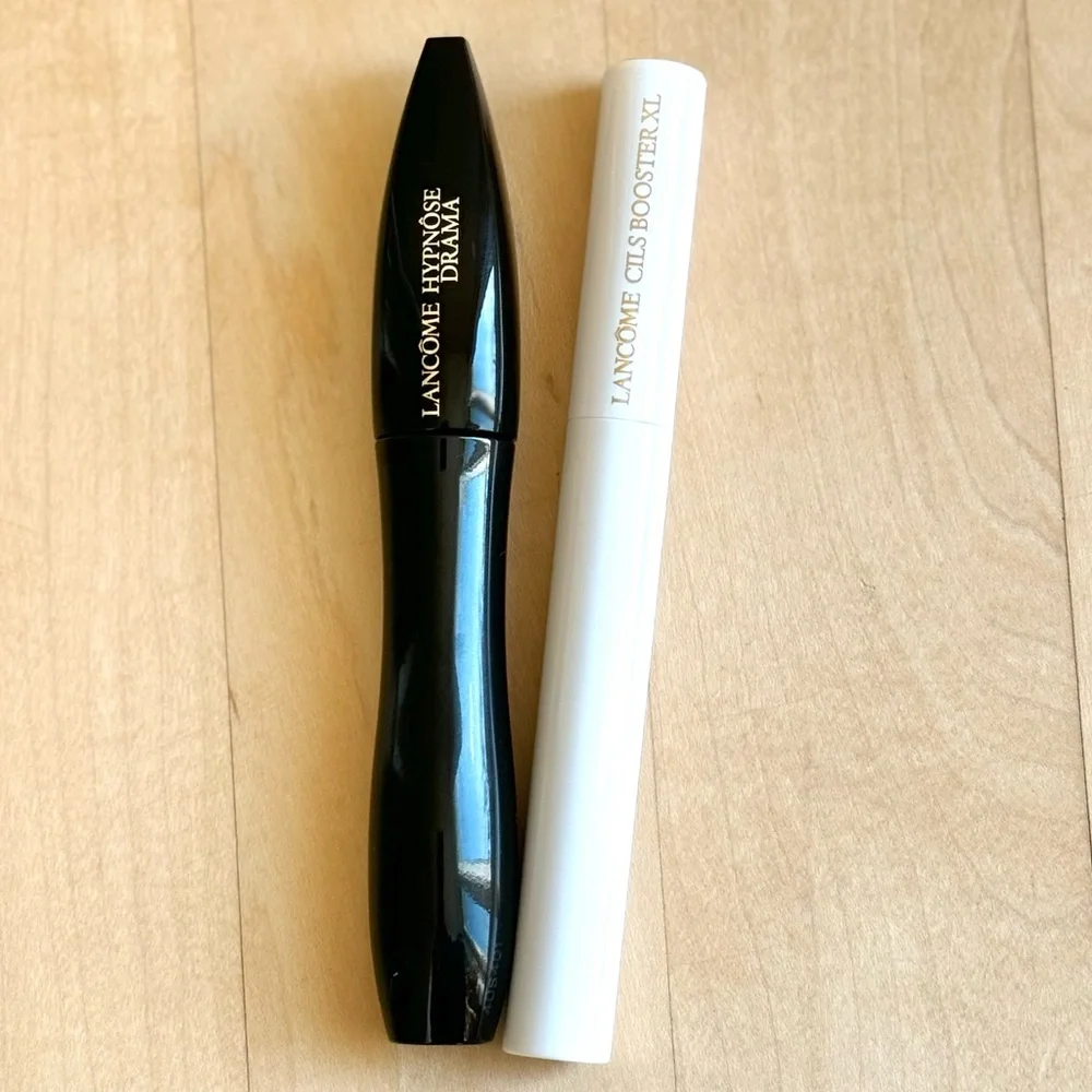NEW Lancome HYPNOSE DRAMA Mascara 01 Black & CILS BOOSTER XL Lash Base Full Size